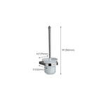 Polished Chrome Modern Bathroom Accessory Set in Stainless Steel with Bath Shelf/Towel Bar