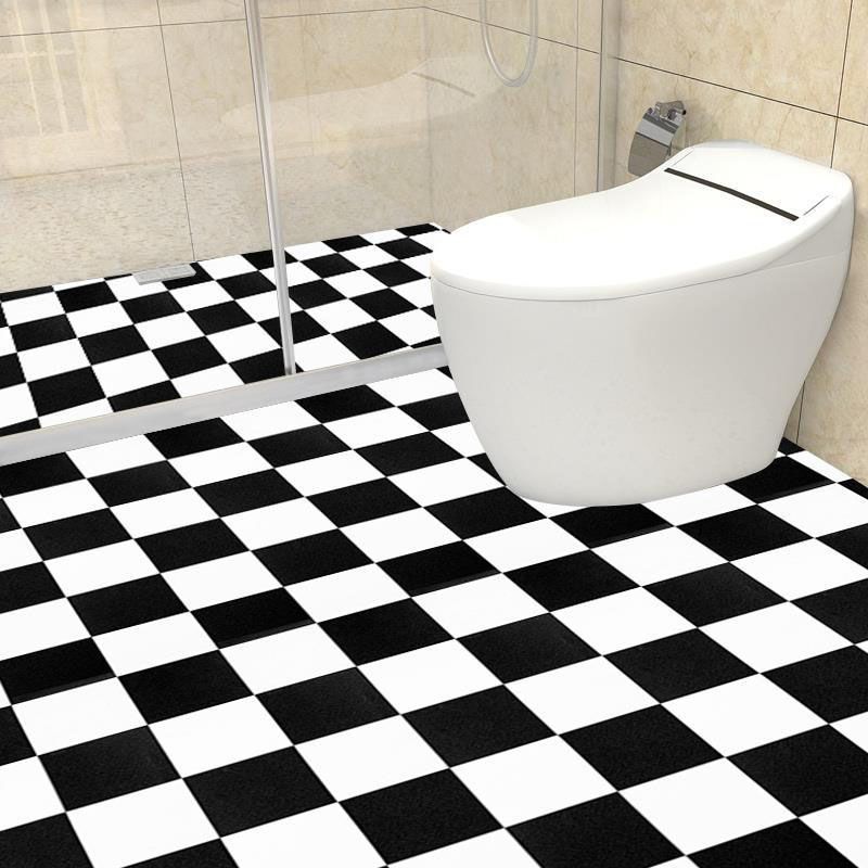 Floor covering Indoor Vinyl Ceramic Geometric Pattern Peel and Stick Flooring Vinyl