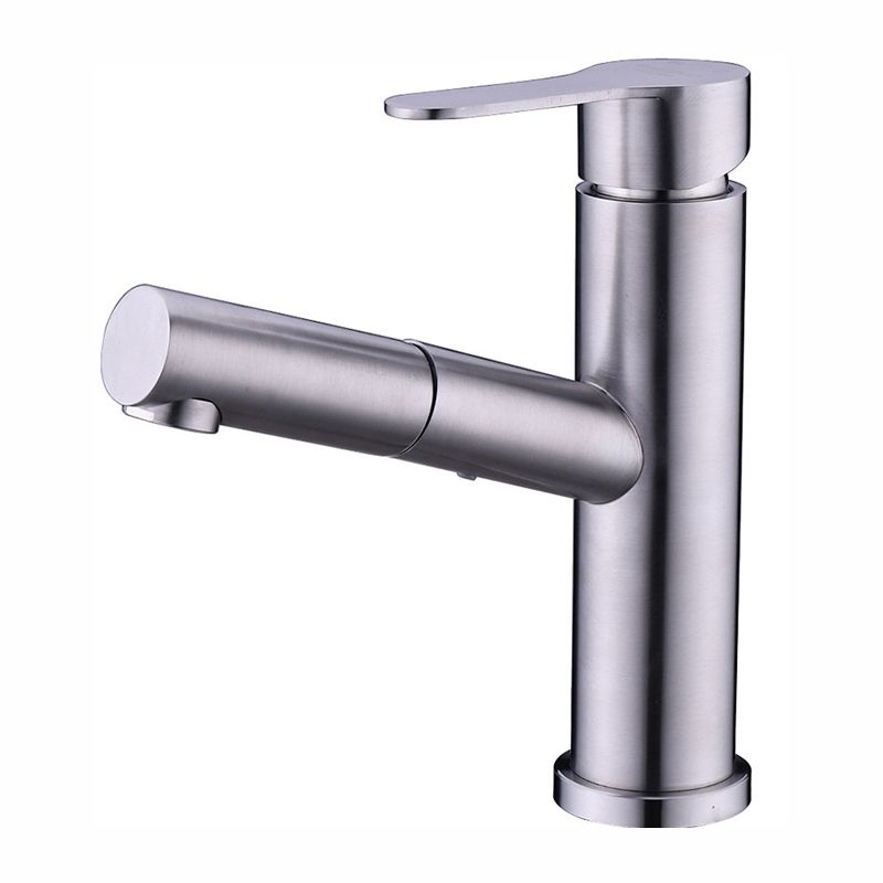 Pull-out Faucet Contemporary Single Lever Faucet with Swivel Spout
