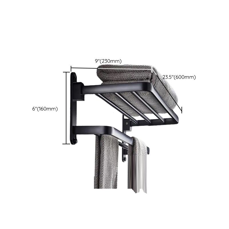 Modern Bathroom Accessory Set Black Soap Dish Bath Shelf Bathroom Set
