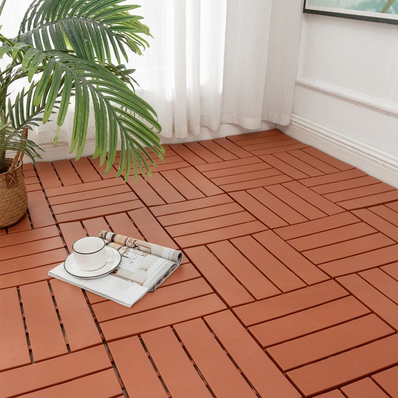 Scratch-resistant terrace boards Installable composite flooring tiles