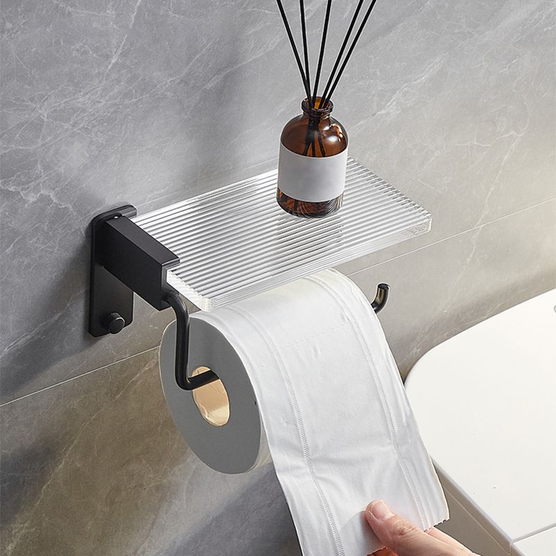 Modern bathroom accessory set bath shelf/towel holder & bathrobe hooks included