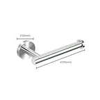 Metal Simple Bathroom Accessories as a Single Piece or in a Set in Silver