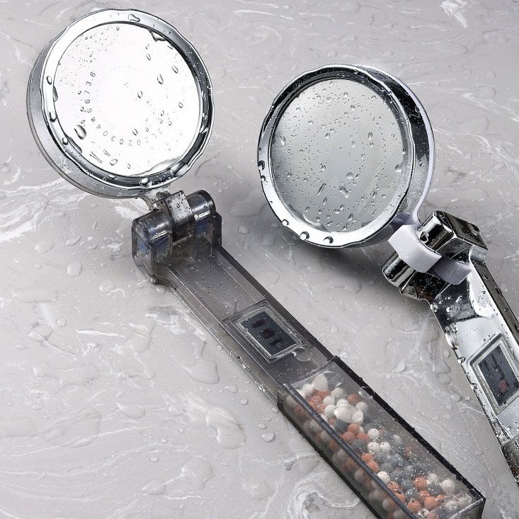 Standard Constant Temperature Shower Head Round Metal Adjustable Spray Pattern Shower Head