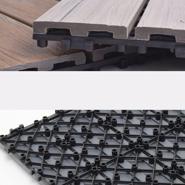 Deck Plank drilled hardwood tiles exterior flooring