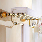 Polished Gold Bathroom Set Metal Bathroom Accessories Hardware Set