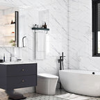 Polygon Field Peel and Stick Back Wall Tile PVC Peel and Stick Tile for the Kitchen