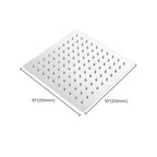 Modern Shower Head Combination Double Shower Head Stainless Steel Wall Mounted Shower Head