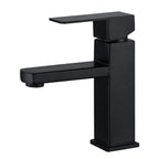 Modern Sink Faucet Centerset Bathroom Sink Faucet in Black