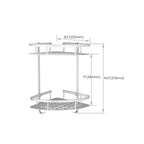 Silver Contemporary Bathroom Hardware Set Stainless Steel Aluminum Bathroom Set
