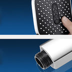 Handheld Shower Head 3 Settings Adjustable Spray Pattern Shower Head