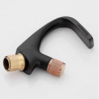 Button Handle Faucet Contemporary Style Faucet with Waterfall Spout