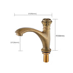 Brass farmhouse sink faucet single-hole faucet knob handle bathroom faucet