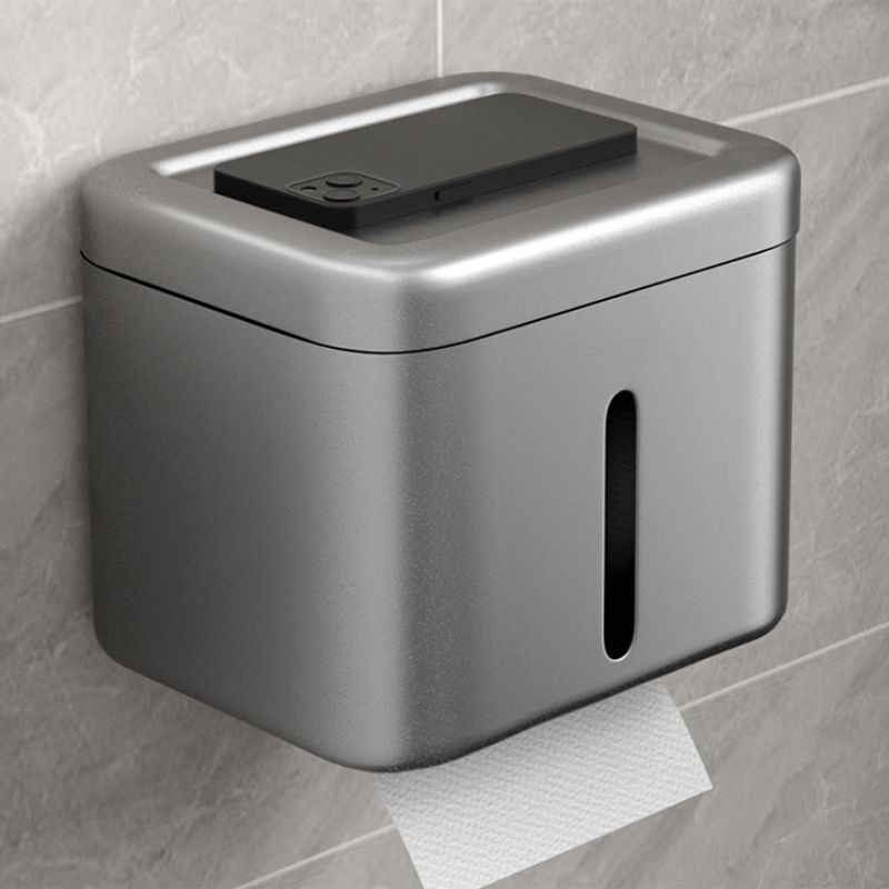 Modern Gray Bathroom Accessory Kit Paper Holder Bath Shelf Bathroom Hardware Set