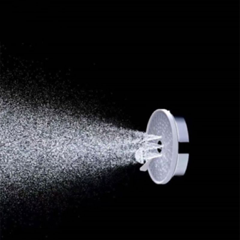 Matt Black Hand Shower Modern 3-Stream Round Wall Mounted Hand Shower