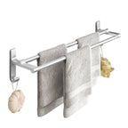 Metal Bathroom Hardware Set Adhesive Installation Bathroom Accessories Kit