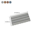 Interlocking composite deck tiles Striped pattern patio tiles