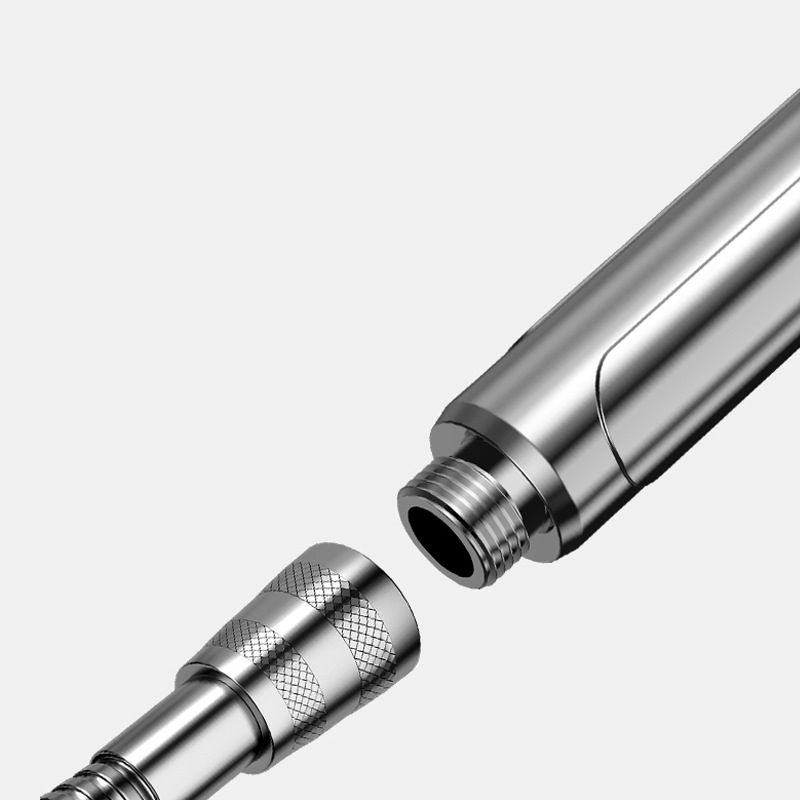 Modern Handheld Showerhead 3 Spray Round Metal Shower Heads