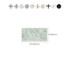 Modern Peel and Stick Tiles Rectangular Peel and Stick Back Wall Pack of 10