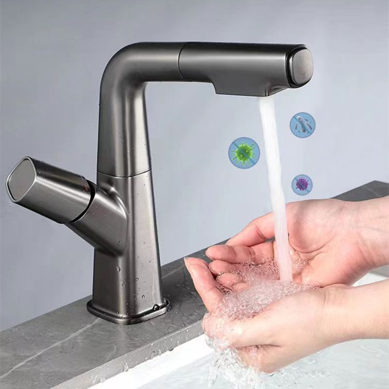 Single-Lever Faucet Contemporary Style Basin Faucet for Bathroom