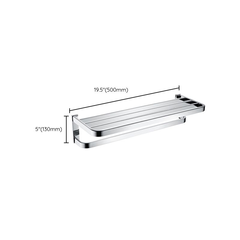 Polished Chrome Modern Bathroom Accessory Set made of Stainless Steel Towel Holder/Soap Dish