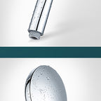 Modern Round Hand Shower 3 Spray Patterns Wall Mounted Hand Shower