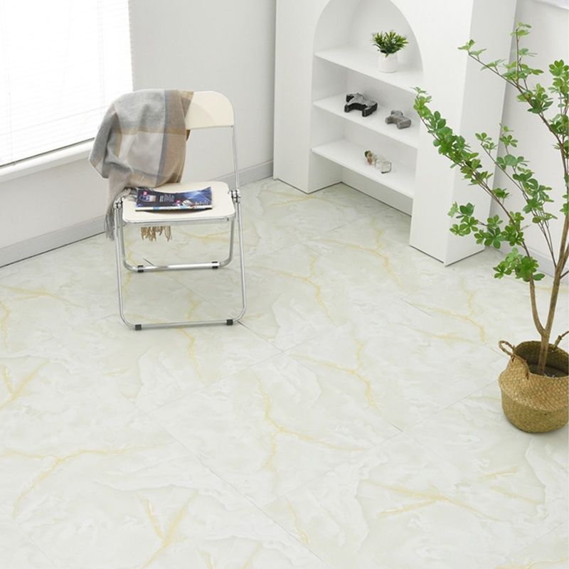 Marbling Plastic Floor Waterproof Peel & Stick Floor Tiles
