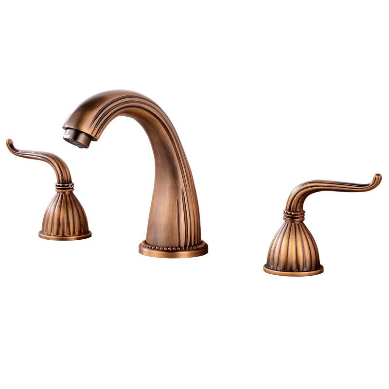 Widely Used Bathroom Faucet 3 Hole Round Sink Faucet