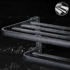 Modern Bathroom Accessory Set Matte Black/Grey Bathroom Shelf/Towel Holder & Paper Holder
