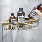 Traditional Brass Bathroom Accessory Set Bathroom Shelf Bathroom Accessory Set