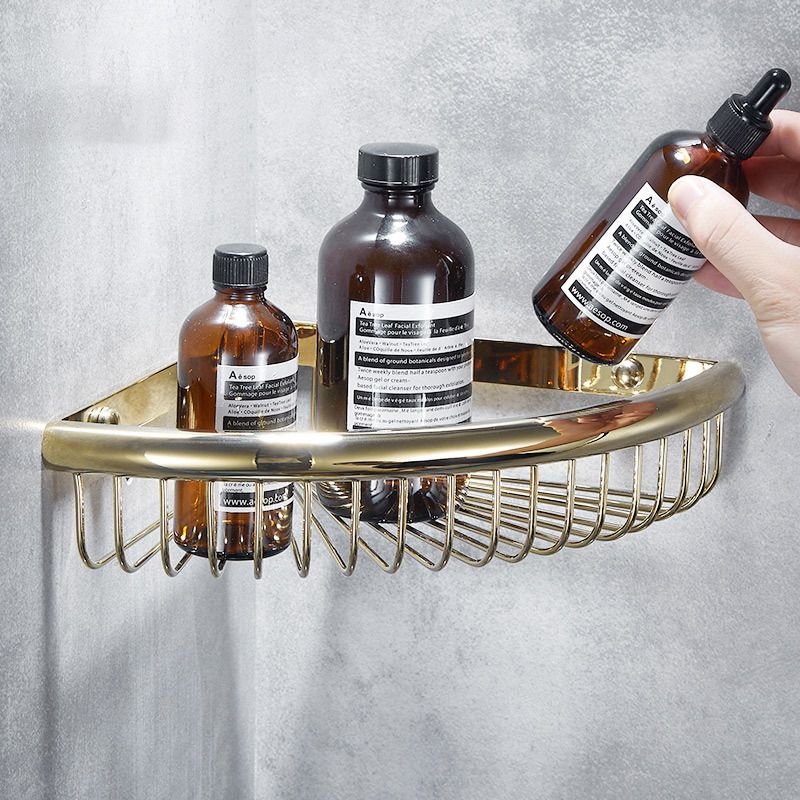 Traditional Brass Bathroom Accessory Set Bathroom Shelf Bathroom Accessory Set