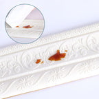 Modern Baseboards 3D Embossing Baseboard PVC Stereo Base Set of 1