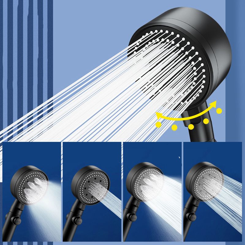Metal Shower Head Combo Modern Adjustable Spray Pattern Hand Shower