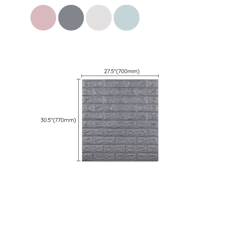 Back Wall Panels 3D Embossing Peel and Stick Wall Covering for the Living Room