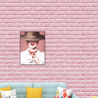 Modern Wall Shelf 3D Brick Bedroom and Living Room Wall Panels