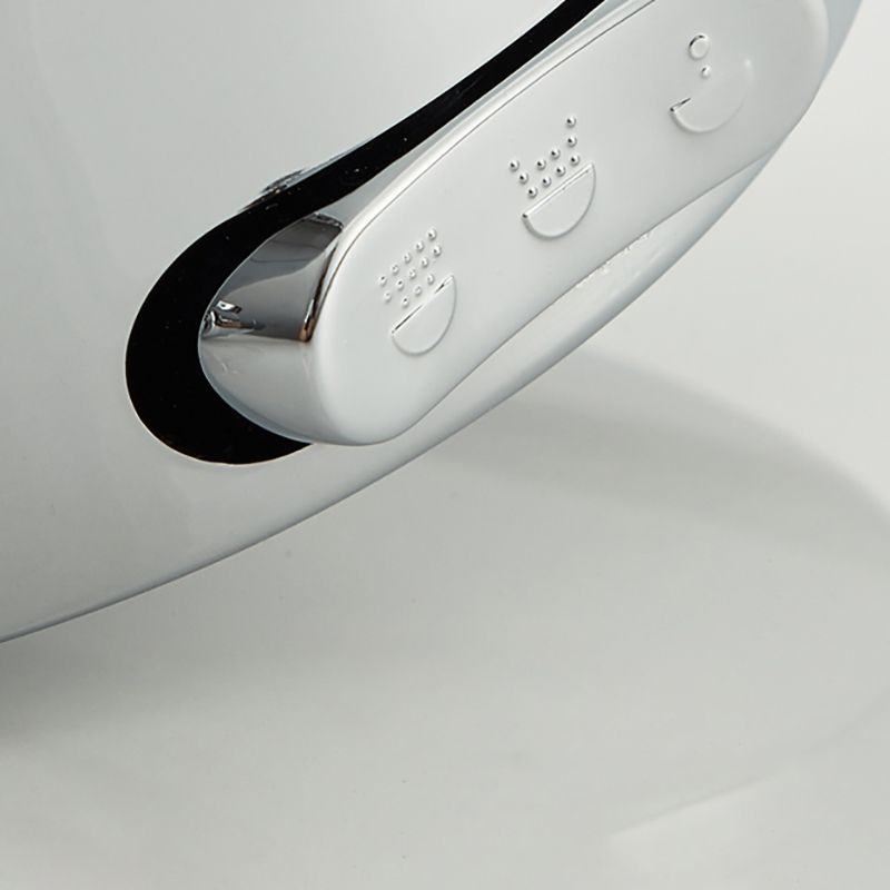 Contemporary 3 Jet Shower Head Adjustable Spray Pattern Rotatable Handheld Shower