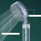 Modern Plastic Showerhead Water Filtration Round Hand Shower