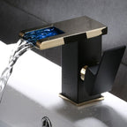 Basin Waterfall Outlet Single Lever Tap with LED Light