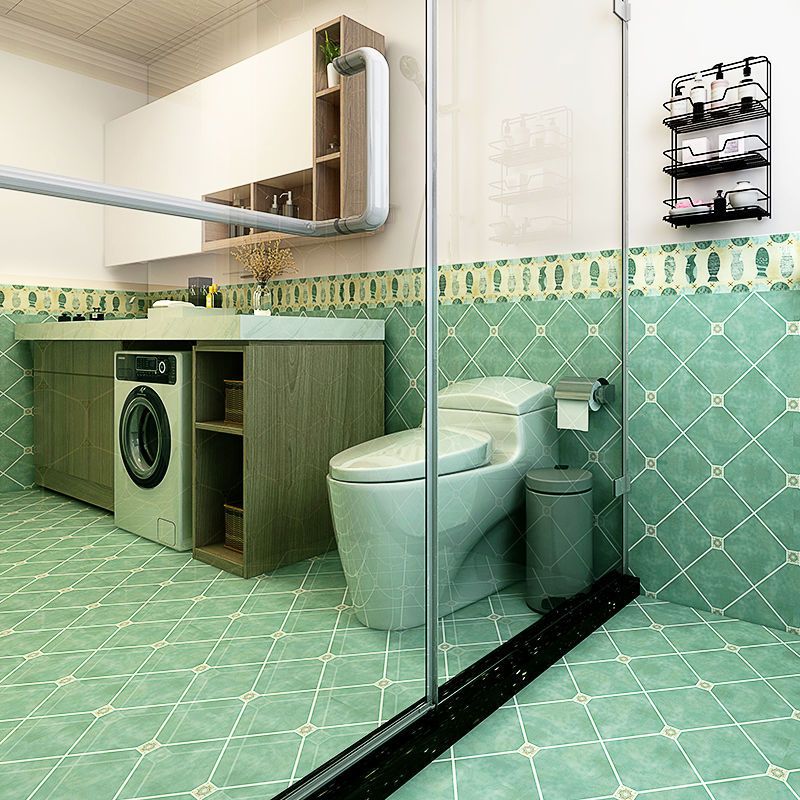 Rectangular Peel & Stick Tile PVC Single Tile for Kitchen and Bathroom