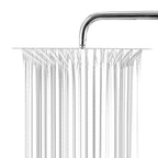 Showerhead Square Wall Mounted Rain Spray Stainless Steel Showerhead