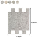 Subway Tile Wallpaper waterproof plastic adhesive tiles