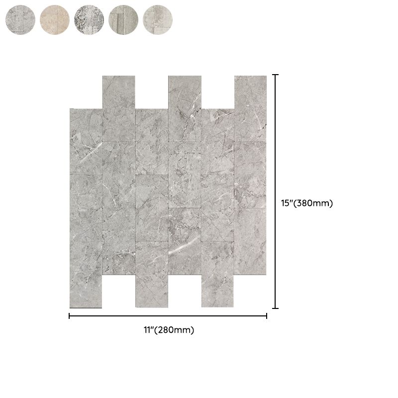 Subway Tile Wallpaper waterproof plastic adhesive tiles