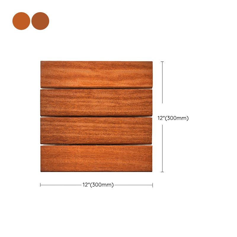 Outdoor Patio Water-Repellant Composite Wood Click Decking Board