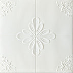 Interior Wall Cladding 3D Floral Print Peel and Stick Waterproof Wall Panels