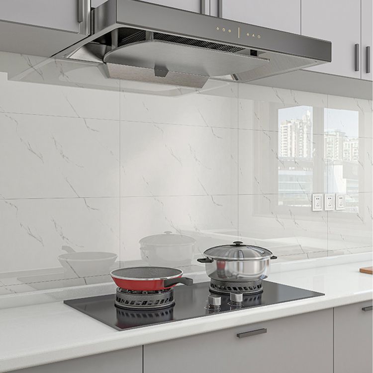 Marbleizing Waterproof Tile PVC Single Peel & Stick Tile for Backsplash