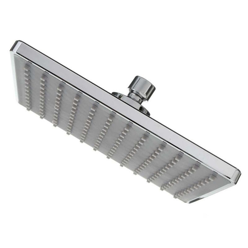 Contemporary Shower Combination Fixed Shower Head Chrome Ceiling Mounted Shower Head