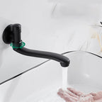 Shower Bath Filler Wall Mount Copper Low Arc Knob Handle Bathtub Faucet Trim