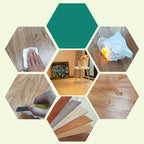 Peel and Stick PVC flooring Smooth Wood Look Vinyl flooring for living room