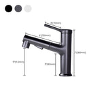 Modern Style Extendable Vessel Faucet Single Handle Low Arc Copper Vessel Faucet