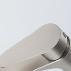 Round Single-Handle Bathroom Faucet Single Hole Sink Faucet in Chrome